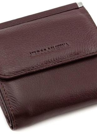 Шкіряний гаманець для жінок marco coverna mc-213b-8 (jz6573) коричневий2 фото