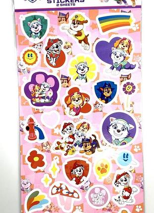 Стікери disney «paw patrol» 2 аркуша