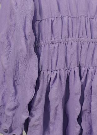 Повітряна сукня asos бузкового кольору3 фото