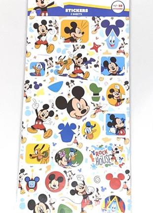 Стікери disney «міккі маус» 2 аркуша