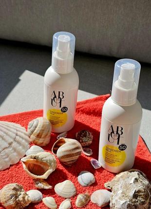 Сонцезахисне молочко для безпечної засмаги  sun sunscreen milk spf 50, 150 мл3 фото