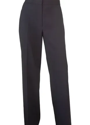 Классические дизайнерские брюки jil sander black wool wide leg high waist women's pants