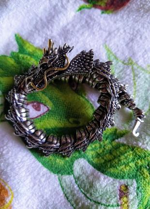 Чоловічий браслет дракона