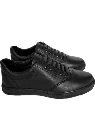 Мужские кожаные кеды кроссовки detta мужественные пижаные кеды кроссовки