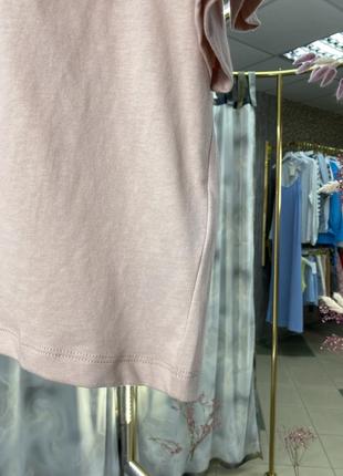 Футболка прямого кроя из хлопкового трикотажа reserved5 фото