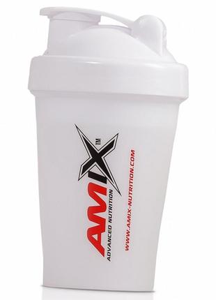 Спортивний шейкер, shaker mini, amix nutrition 400мл білий (09135005)