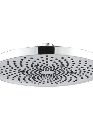 Лейка для верхнего душа qtap hlavova d 230 мм округлая qthla107crm45787 chrome/white