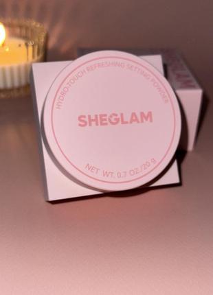 Фіксуюча пудра sheglam hydro-touch refreshing setting powder 20 г
