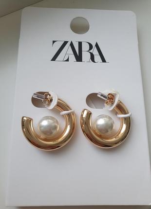 Серьги zara. новые1 фото