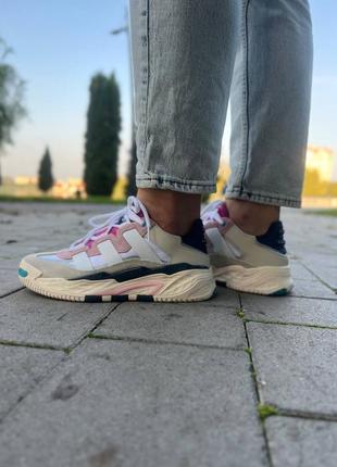 Чоловічі кросівки adidas niteball cream white5 фото