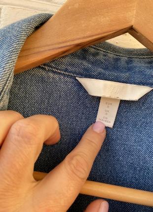 Класна стильна джинсова сорочка h&m4 фото