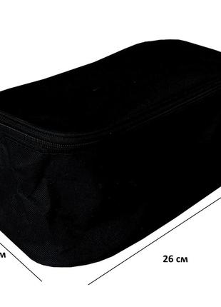 Органайзер для білизни дорожній 26*13*12 см (чорний)3 фото