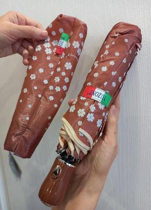 Женский зонт полуавтомат на 9 спиц