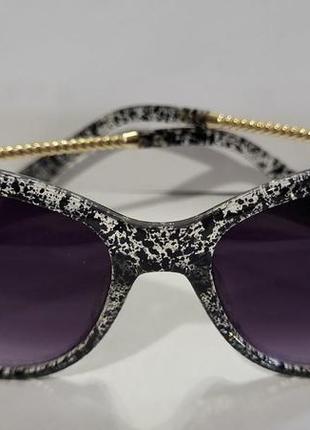 Женские солнцезащитные очки с градиентным принтом из ацетата и змеиного принта4 фото