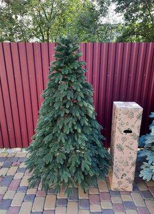 Швейцарская зеленая 1.5м литая елка искусственная. ели литые 1.5-2.5м9 фото
