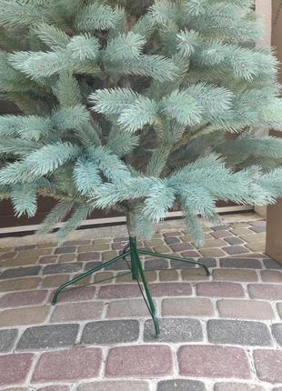 Буковельская голубая 1.5м литая елка искусственная ели литые новогодняя4 фото
