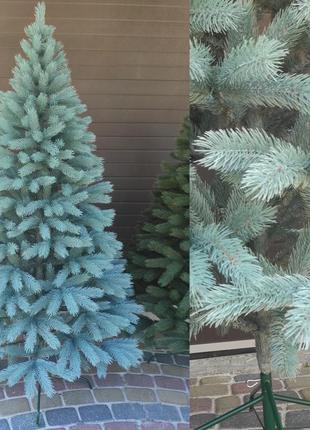 Буковельская голубая 1.5м литая елка искусственная ели литые новогодняя3 фото