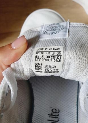 Кеди adidas nizza white, р38