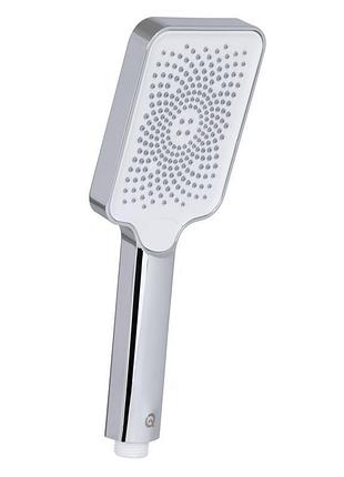 Лейка для ручного душа qtap rucni 145x95 мм прямоугольная qtruc125crm45777 chrome/white
