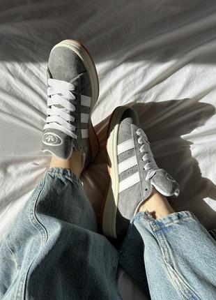 Adidas campus 00s grey / whitе4 фото