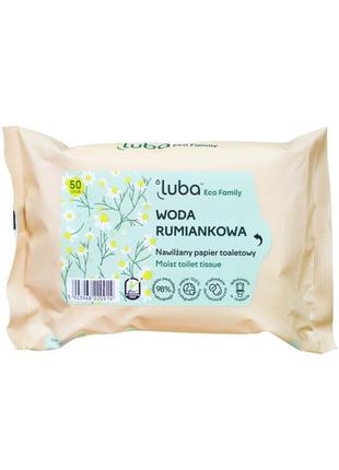 Вологий туалетний папір luba eco pack ромашкова вода 50 шт.