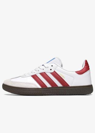 Adidas samba og 'white scarlet'7 фото