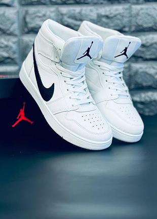 Женские кроссовки jordan белые кожаные кроссовки джордан жіночі осінні кросівки джордан