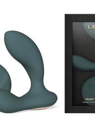 Массажер простаты lelo hugo 2 remote green 2
