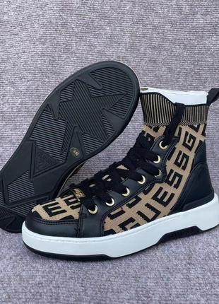Високі кеди кросівки guess