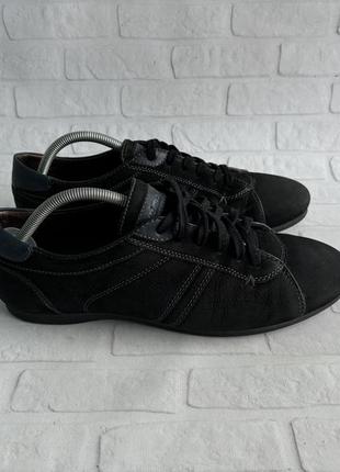 Чорні кросівки massimo dutti 42 размер черные кроссовки кожа оригинал