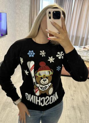 Свитшот moschino, худи moschino