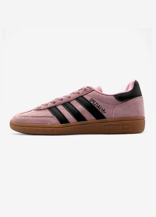 Жіночі кросівки adidas spezial handball pink / адідас спешиал рожеві спортивні, демісезонні, взуття на літо, осінь, весну / женские кроссовки