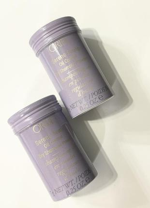 Сухой шампунь-порошок oribe serene scalp oil control dry shampoo, 7 g