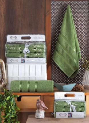 Набір якісних махрових рушників туреччина