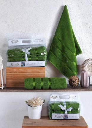 Набір якісних махрових рушників туреччина2 фото