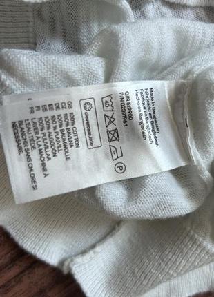 Белый джемпер h&m 5