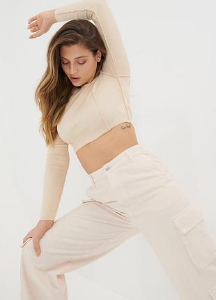 Молочні джинси карго4 фото