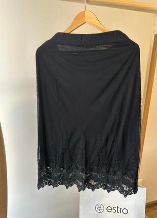 Юбка міді сіточка vero moda в стилі dolce and gabbana zara м
