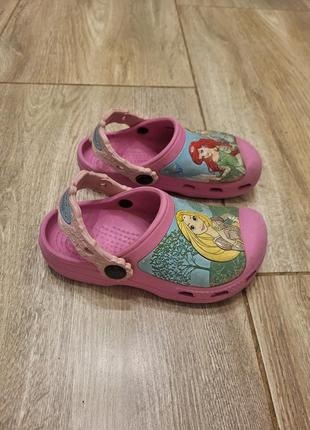 Крокси на дівчинку crocs дитячі 27 28