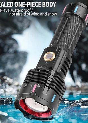 Фонарь гарантия качества g25 pm30-tg, сильный фонарик, мощный юсб фонарь, легкий...