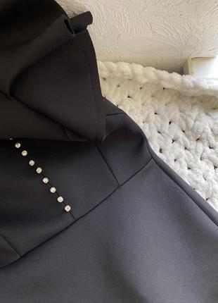 Вишуна сукня з ременем з розрізом заді / сукня з камінчиками / дорога сукня випускна /...