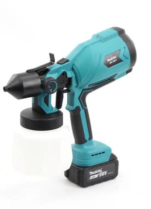 Акумуляторний фарбопульт makita jk-sg1 (24v, 5ah) акб фарбопульт із регулюванням ширини макіта
