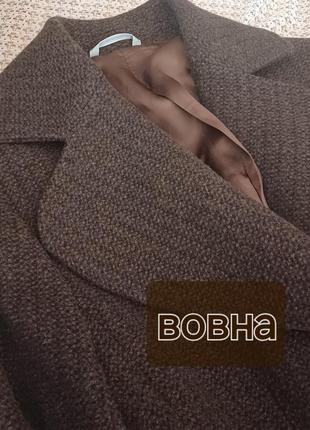 Вовна стильний теплий піджак пальто stefanel італія