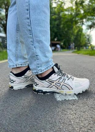 Чоловічі кросівки asics gel-kahana 8 beige1 фото