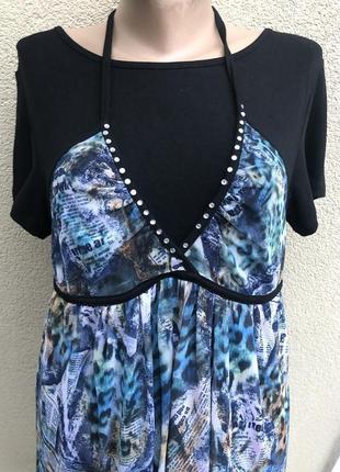 Двошарова блузка туніка сукня gianfranco ferre