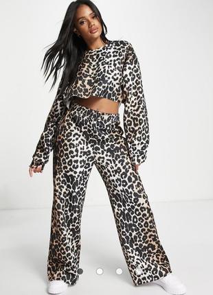 Брюки от asos, леопардовый принт