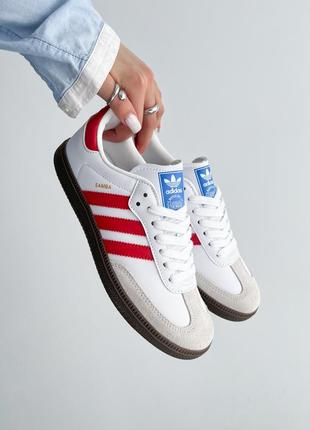 Adidas samba og 'white scarlet'1 фото