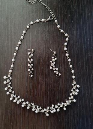 Очень нежный комплект украшений