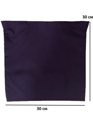 Сумка для продуктів із нейлону m 30*30 см (фіолетовий)2 фото