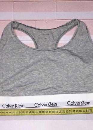 Хлопковый бюстгальтер, топ calvin klein без подкладки.7 фото